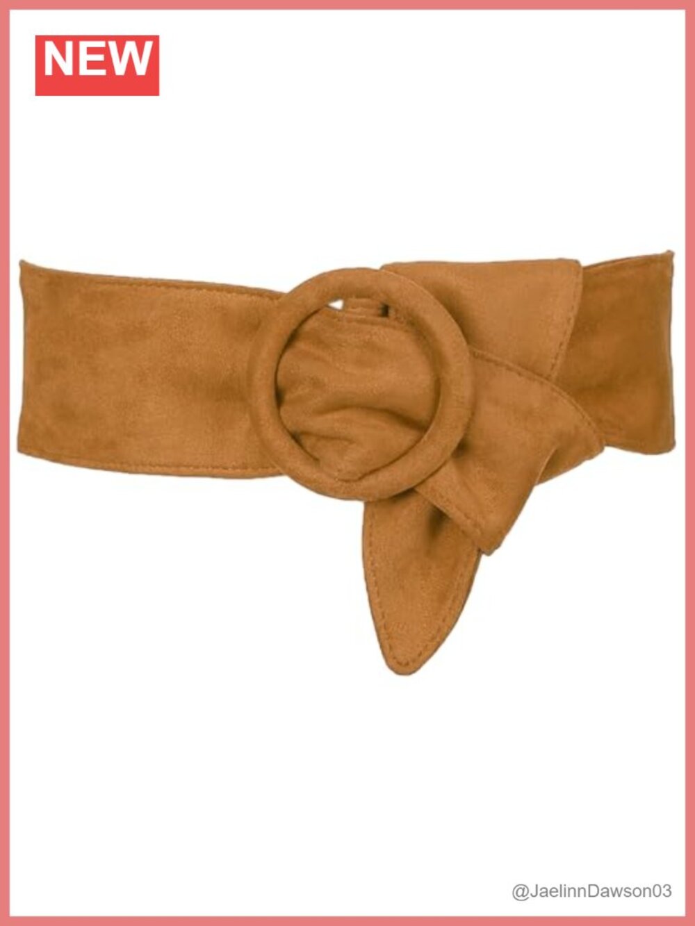 Women's Wide Obi Waist Belt Vintage Round Buckle Cinch for Dress